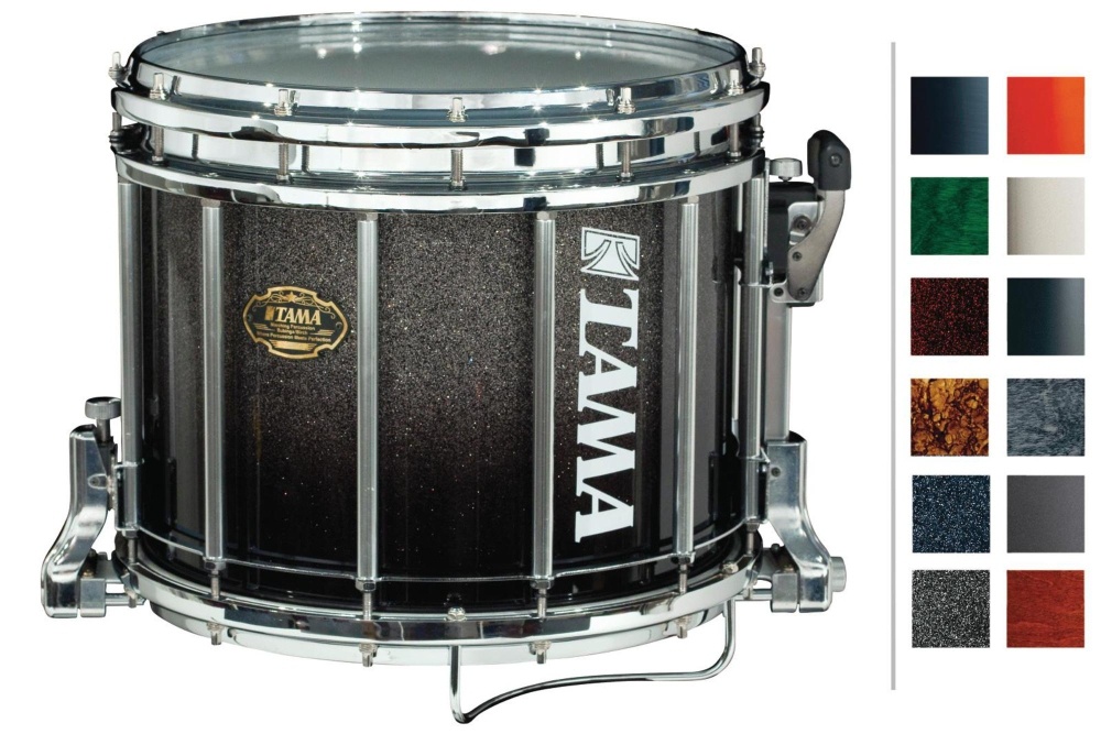 Tama Marching Maple Snare Drum Deep Green Fade 12x14