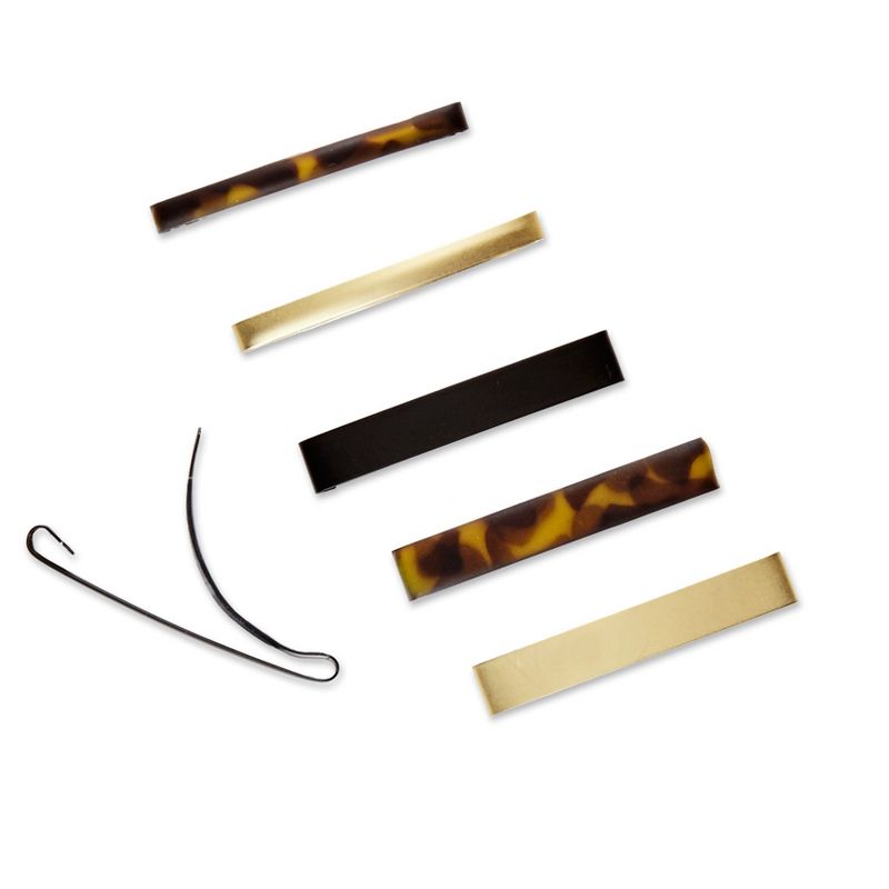 scunci Rectangular Stay Tight Barrettes - 6pk