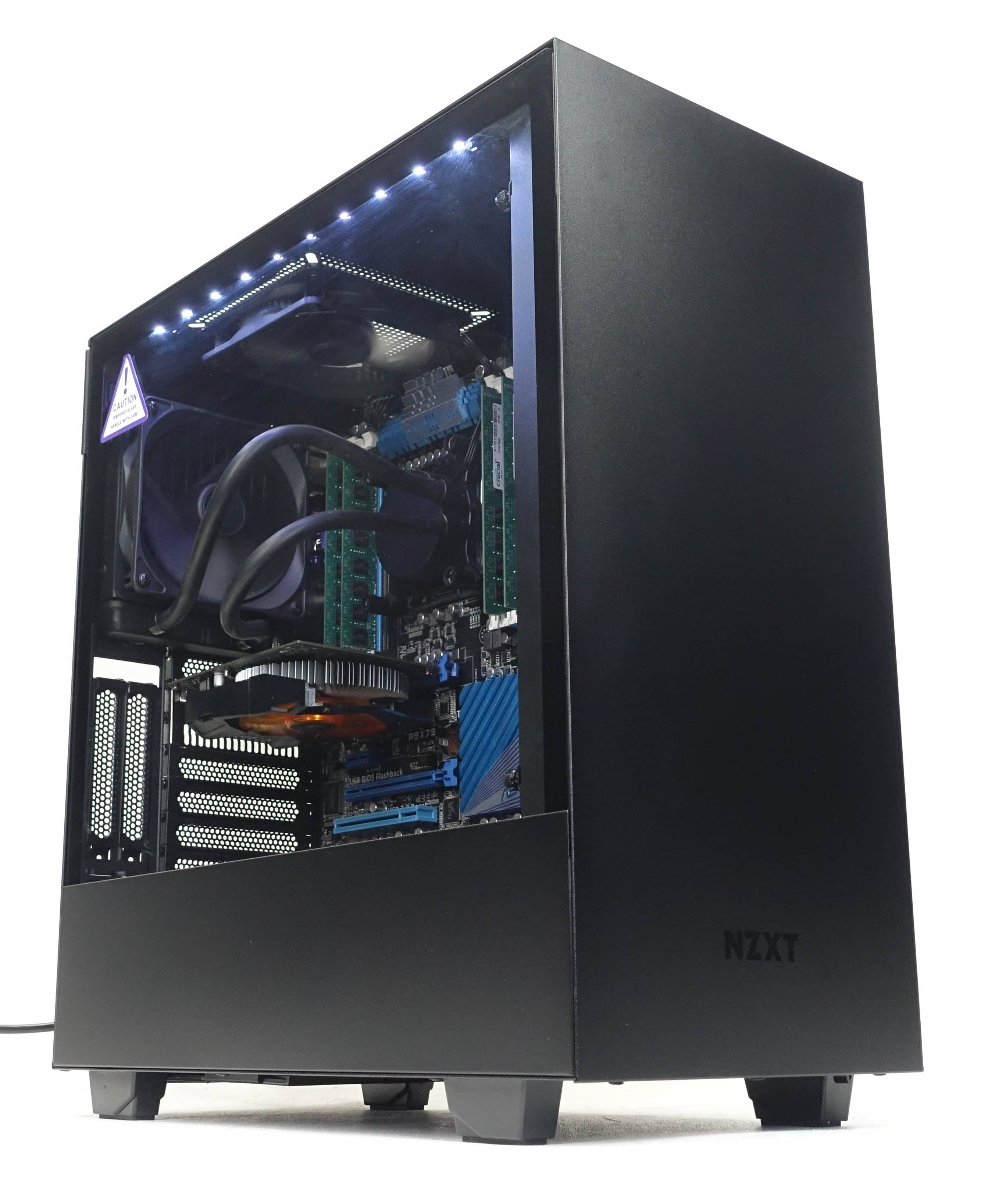 Custom Gaming Desktop PC - Intel i7-3960X 3.3GHz - GeForce GTX 750 1GB - 16GB DDR3 RAM - 1TB 2.5" SSD (Solid State Drive) - 500w 80+ Bronze PSU - Wi-Fi