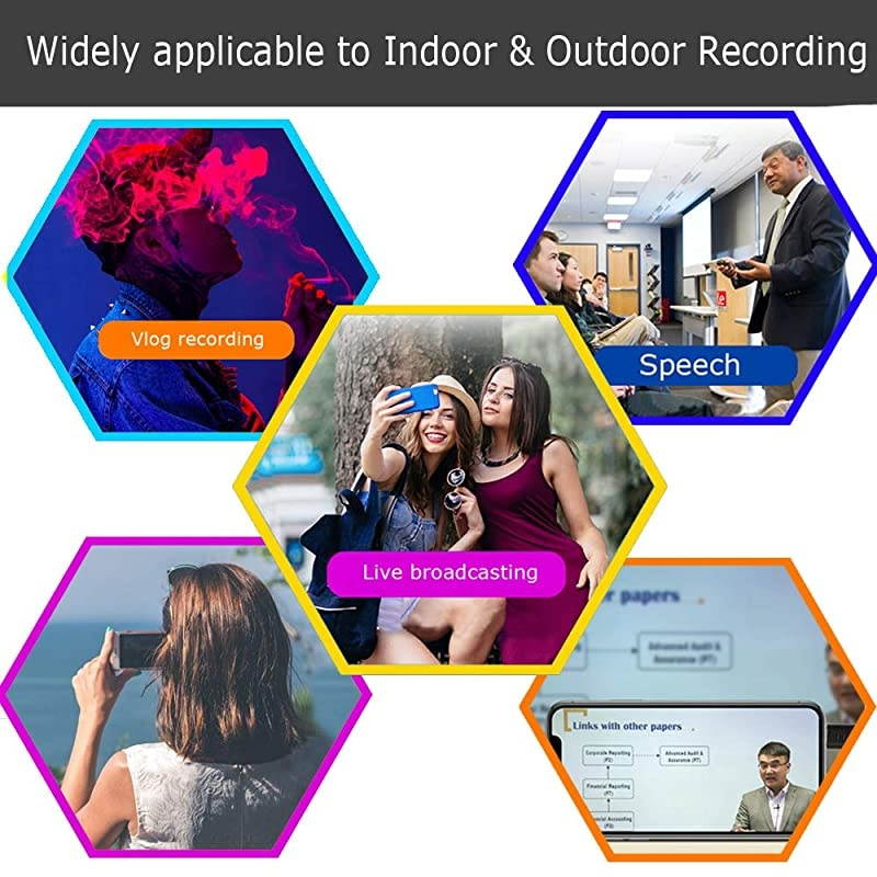 Lavalier Lapel Microphone for TYPE-C, Mini Omnidirectional Condenser Mic Recording Clip-on Mic for iPhone Android Smartphone Audio for Youtube/Interview/TIKTOK/Vlogging (79")