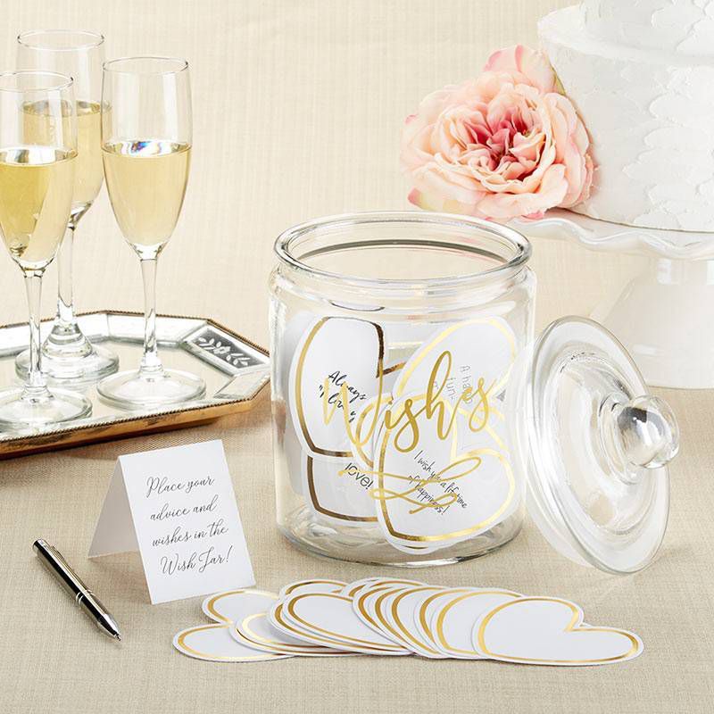 Wish Jar with Heart Shaped Cards