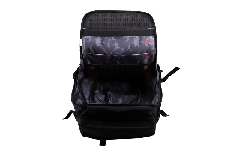 MSI Urban Raider Gaming Backpack Black - Fits up to 17" Laptops - Rated IPX2 for water resistance - Lightweight polyester exterior