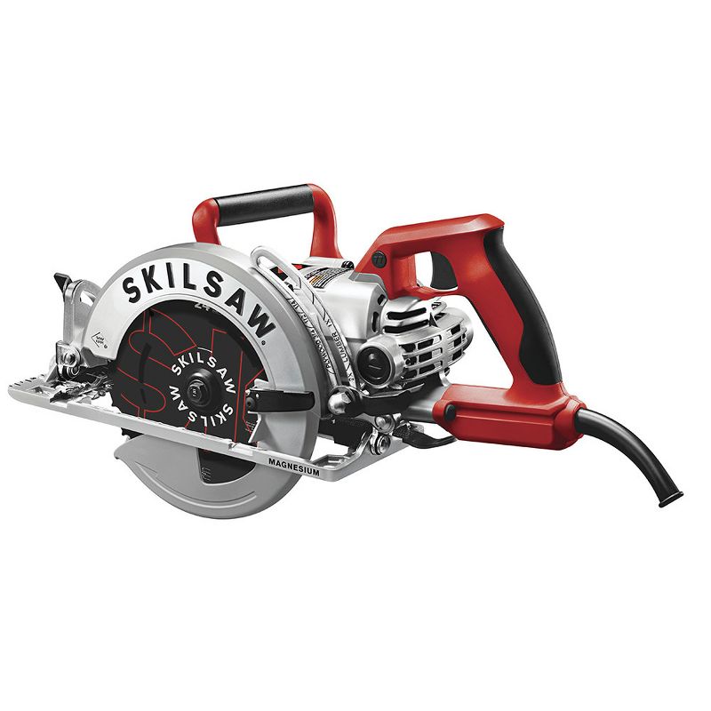 SKILSAW SPT77WML-01 7-1/4 in. Lightweight Magnesium Worm Drive Circular Saw with Carbide Blade