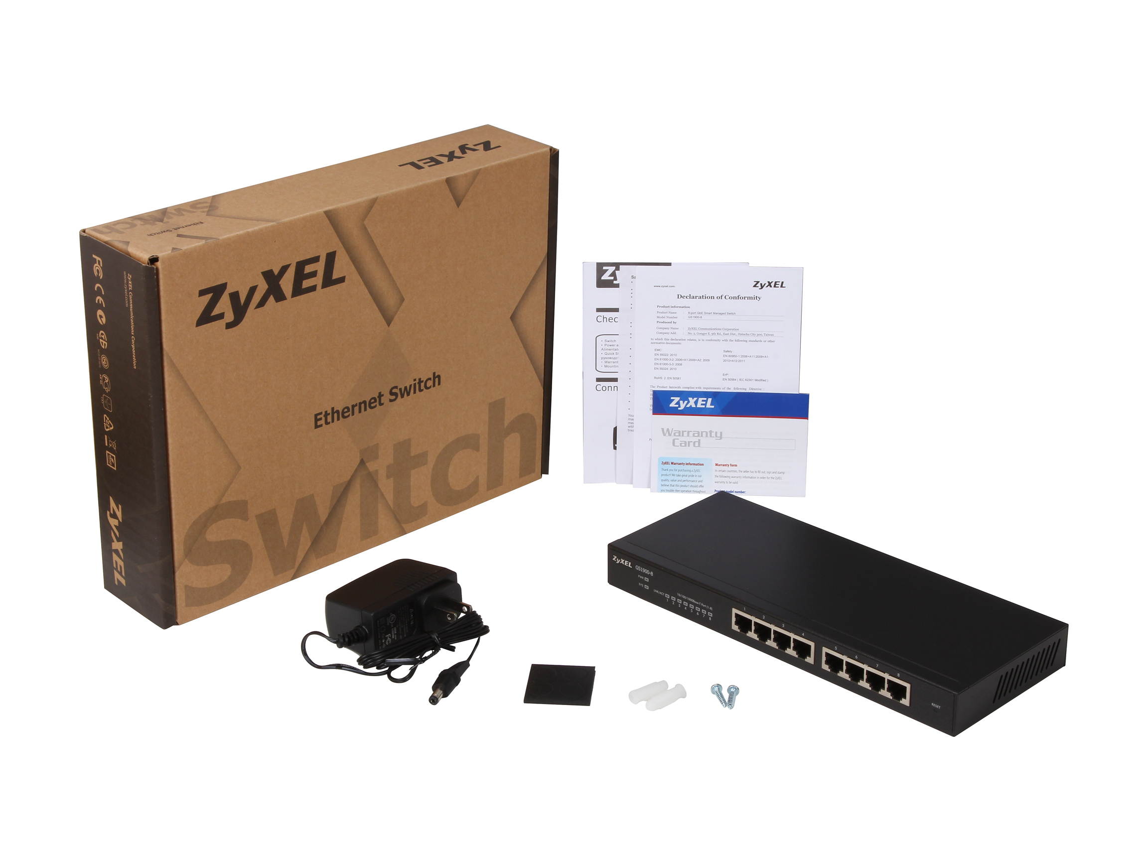 ZyXEL GS1900-8 8 Port L2 Web Managed Switch