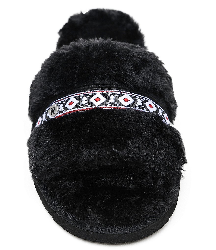 Minnetonka London Faux Fur Slides