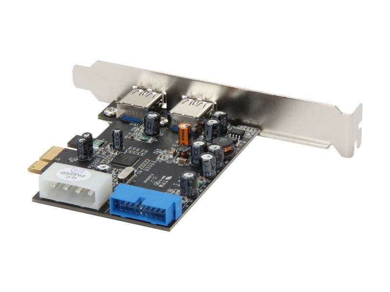 VANTEC 3-Port USB 3.0 Type A/C PCIe Host Card Model UGT-PC331AC