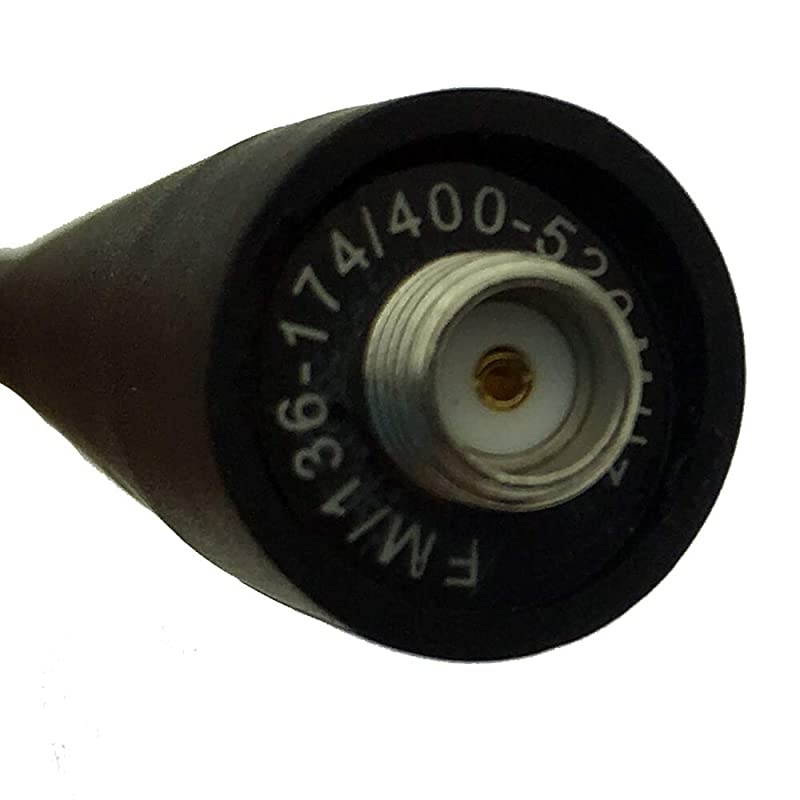 Two Way Radio Antenna 136174400520MHz VU SMAFemal Compatible with Baofeng UV5R5REPlus5RA9R5RC5S8282LB6 BFA58888S777S666S9700 Walkie Talkies 5 Pack