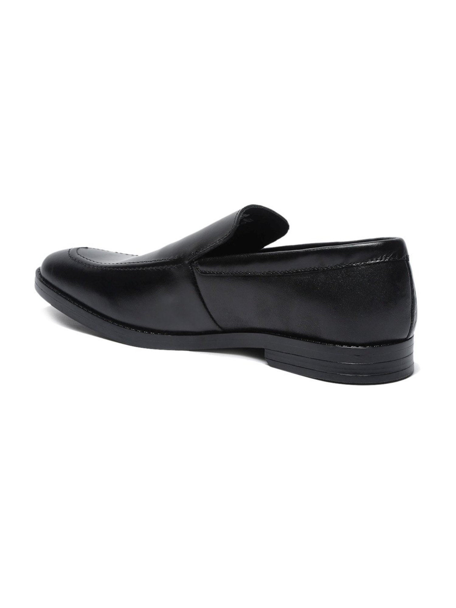 Teakwood Leathers Men's Black Formal Loafers