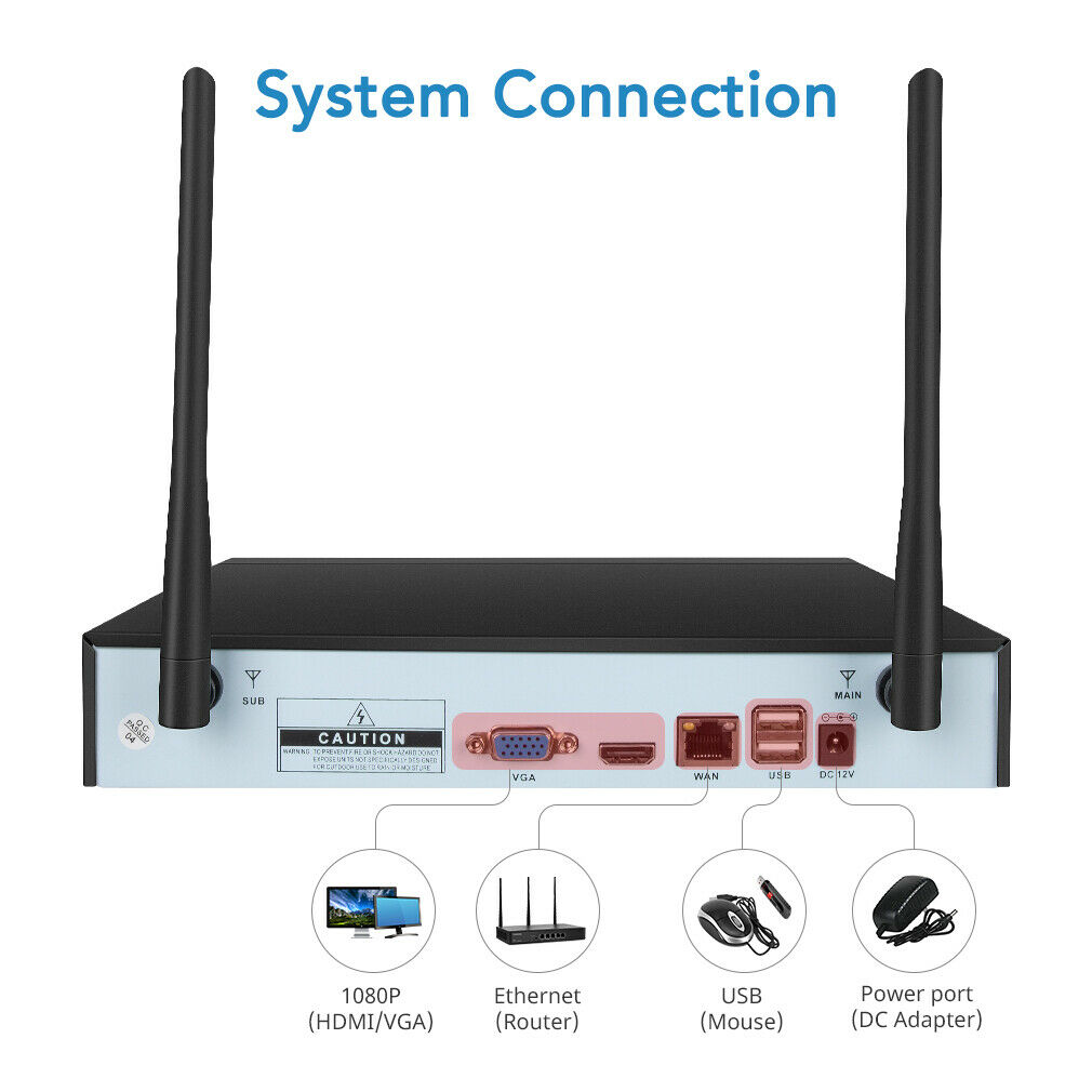 TMEZON Audio 2MP Wireless Security Camera System, 8CH Indoor Outdoor Video Surveillance NVR Systems with 2TB Hard Drive, 8Pcs 1080P Home WiFi IP Cameras, P2P, Waterproof, Night Vision, Remote Access