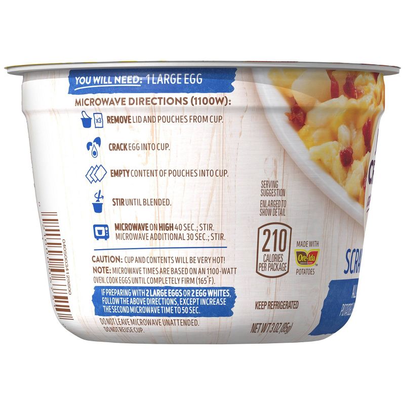 Ore-Ida Just Crack an Egg All American Scramble Kit with Potatoes, Cheese, Bacon - 3oz