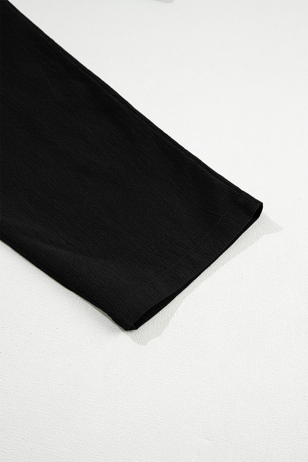 Rose Tan Solid Self Tied Straps Pleated Wide Leg Jumpsuit