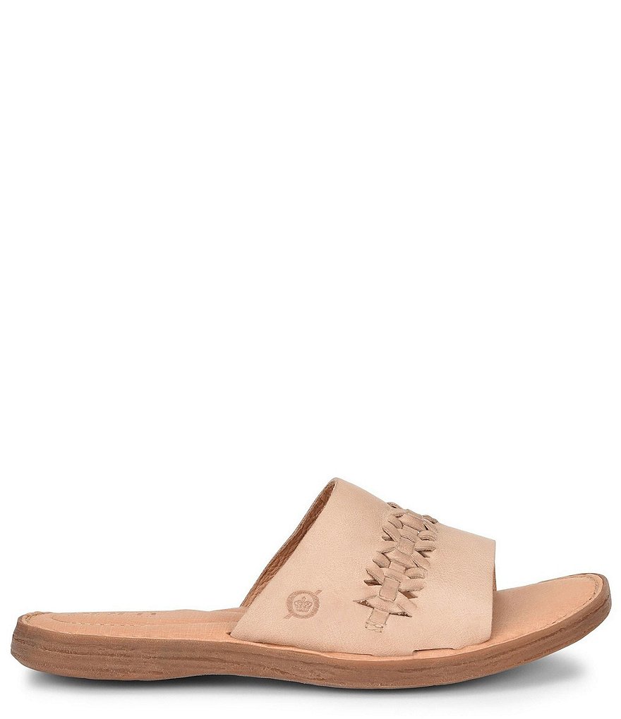 Born St Francis Leather Slides