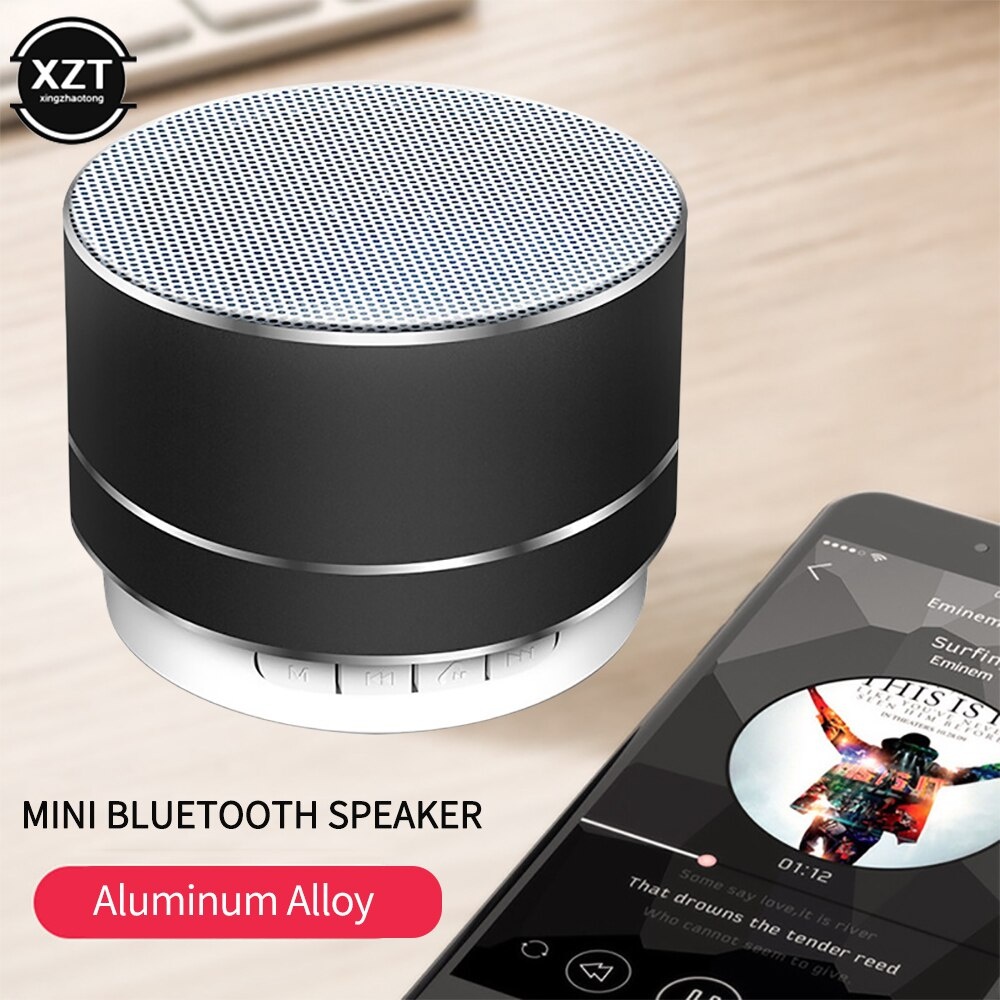 Rechargeable Portable Bluetooth 3.0 Mini  Speaker Music Audio for Phone MP3 TF USB AUX Stereo Sound Speaker AUX Audio Player
