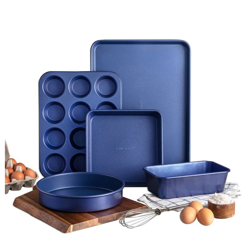 Granitestone Blue 5pc Bakeware Set