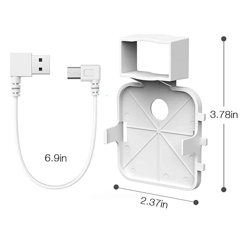Outlet Wall Mount Hanger Holder Stand for Blink Sync Module,Bracket Holder for Blink XT Blink XT2 Outdoor and Indoor Security Camera with Easy Mount and No Messy Wires or Screws(2 Pack,White)