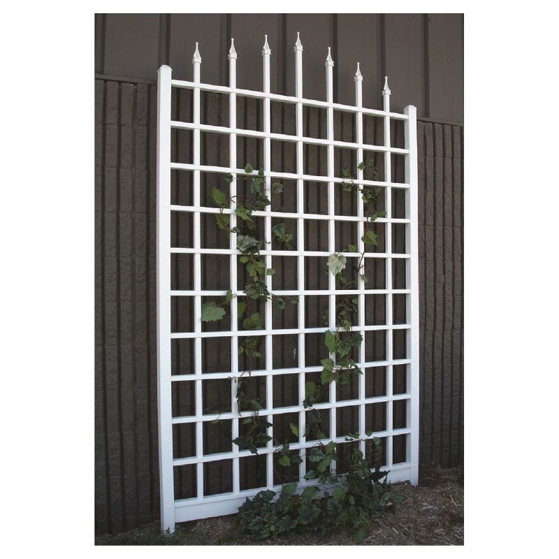 96" Winchester Vinyl Trellis - White - Dura-Trel