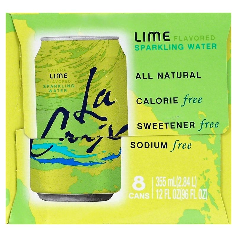 LaCroix Sparkling Water Lime - 8pk/12 fl oz Cans