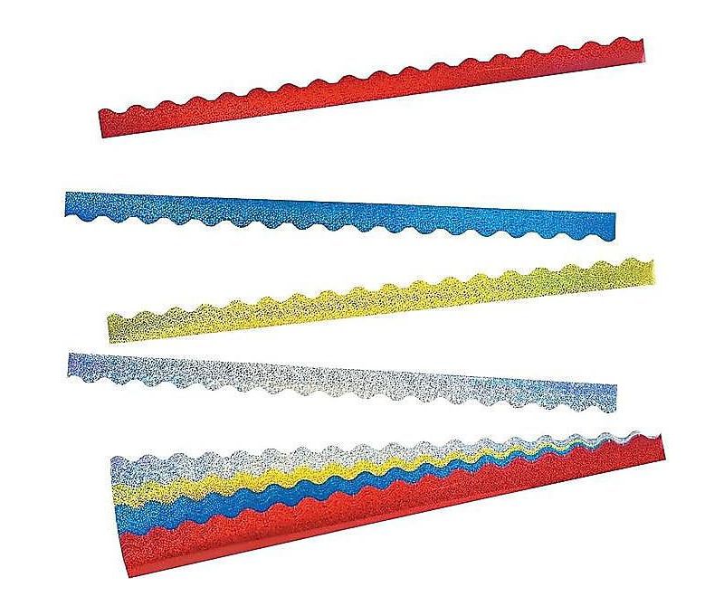 Trend Terrific Trimmers Sparkle Border Variety Pack 2 1/4 x 39 Panels Asstd 40/Set T92901