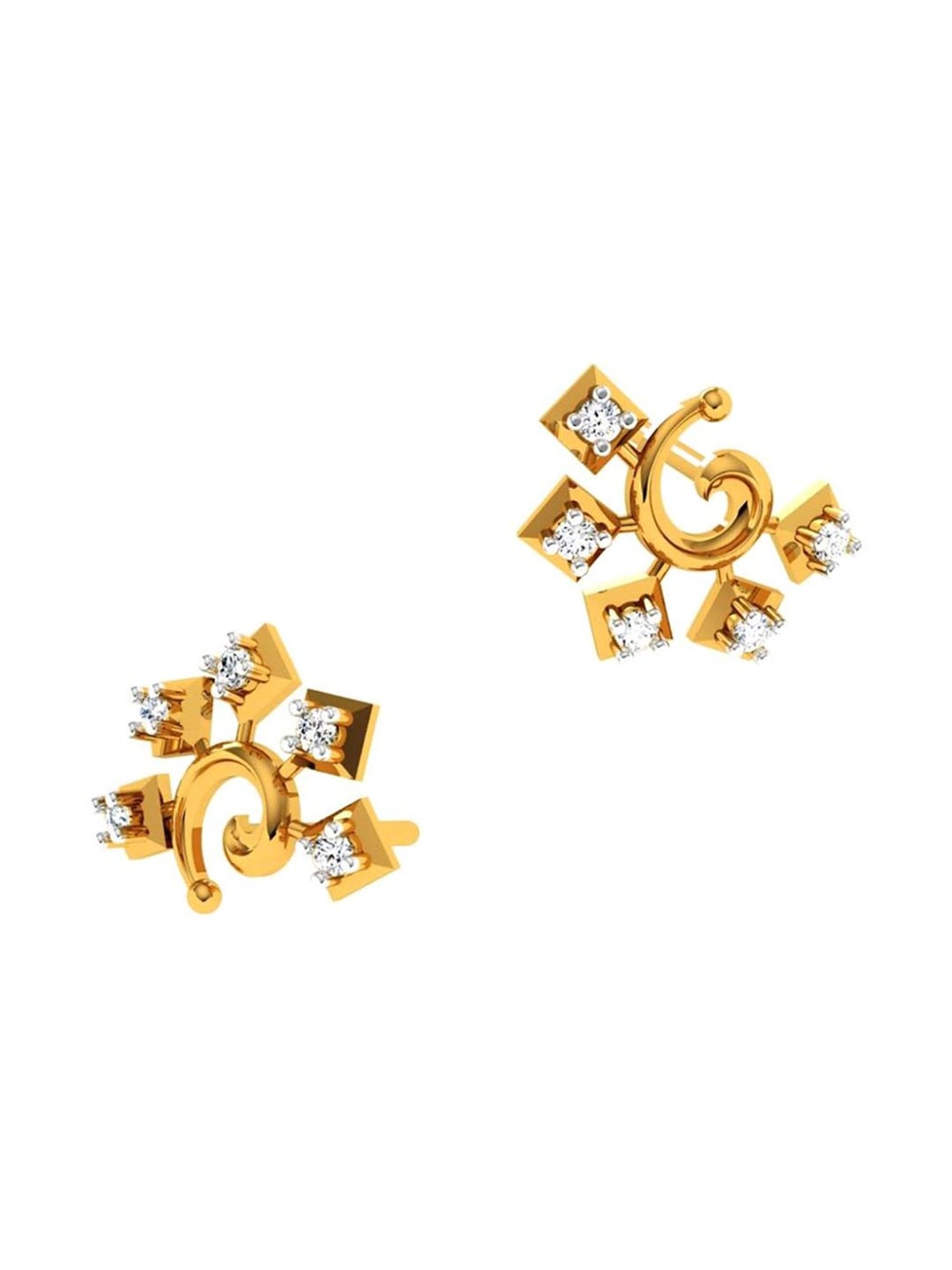 P.C. Chandra Jewellers 22k Gold Earrings for Women