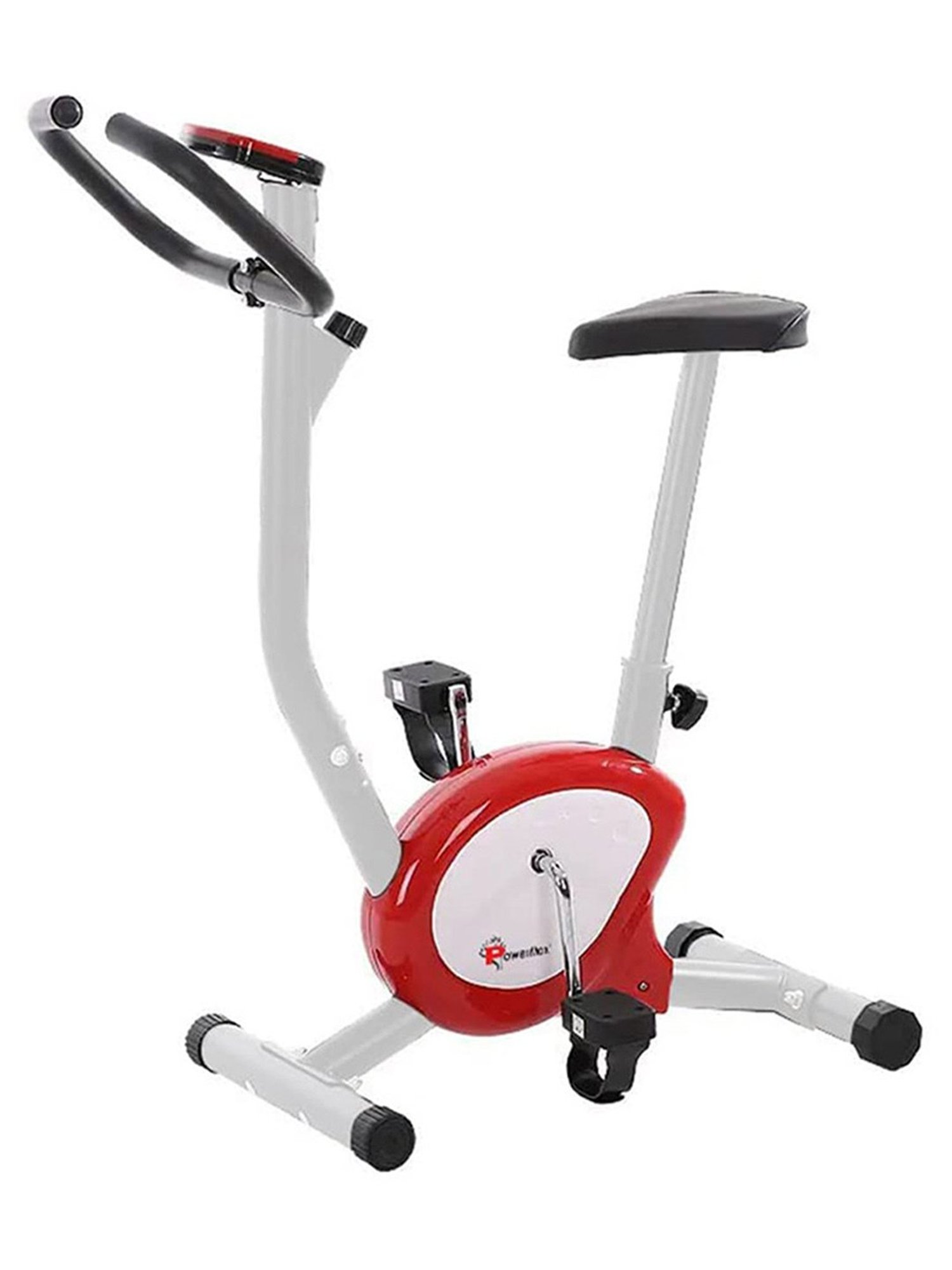 PowerMax Fitness BU-200-NX121 Upright Bike (Grey)