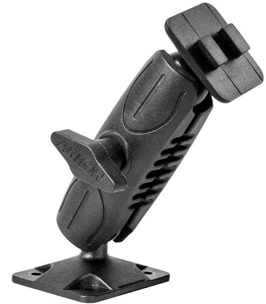 ARKON Heavy Duty 4 Hole AMPS Car or Wall Mounting Pedestal for Dual T Pattern Smartphone and Tablet Holders