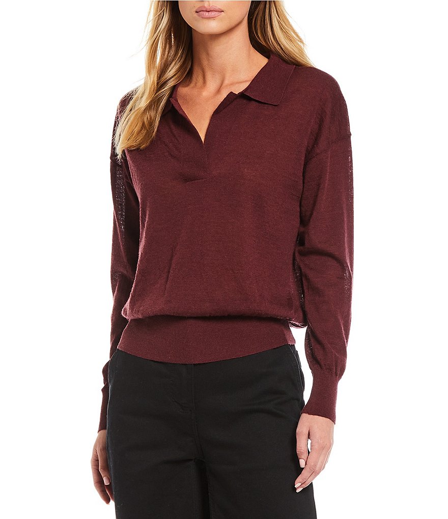 Alex Marie Rosa 3/4 Sleeve Button Front Round Neck Cardigan