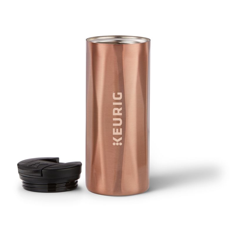 Keurig Stainless Steel Double-Walled 14oz Travel Mug - Copper