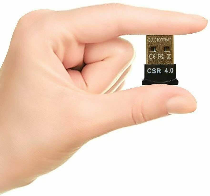 Bluetooth USB Adapter CSR 4.0 Dongle Bluetooth Receiver For PC Windows 10 2-Pack