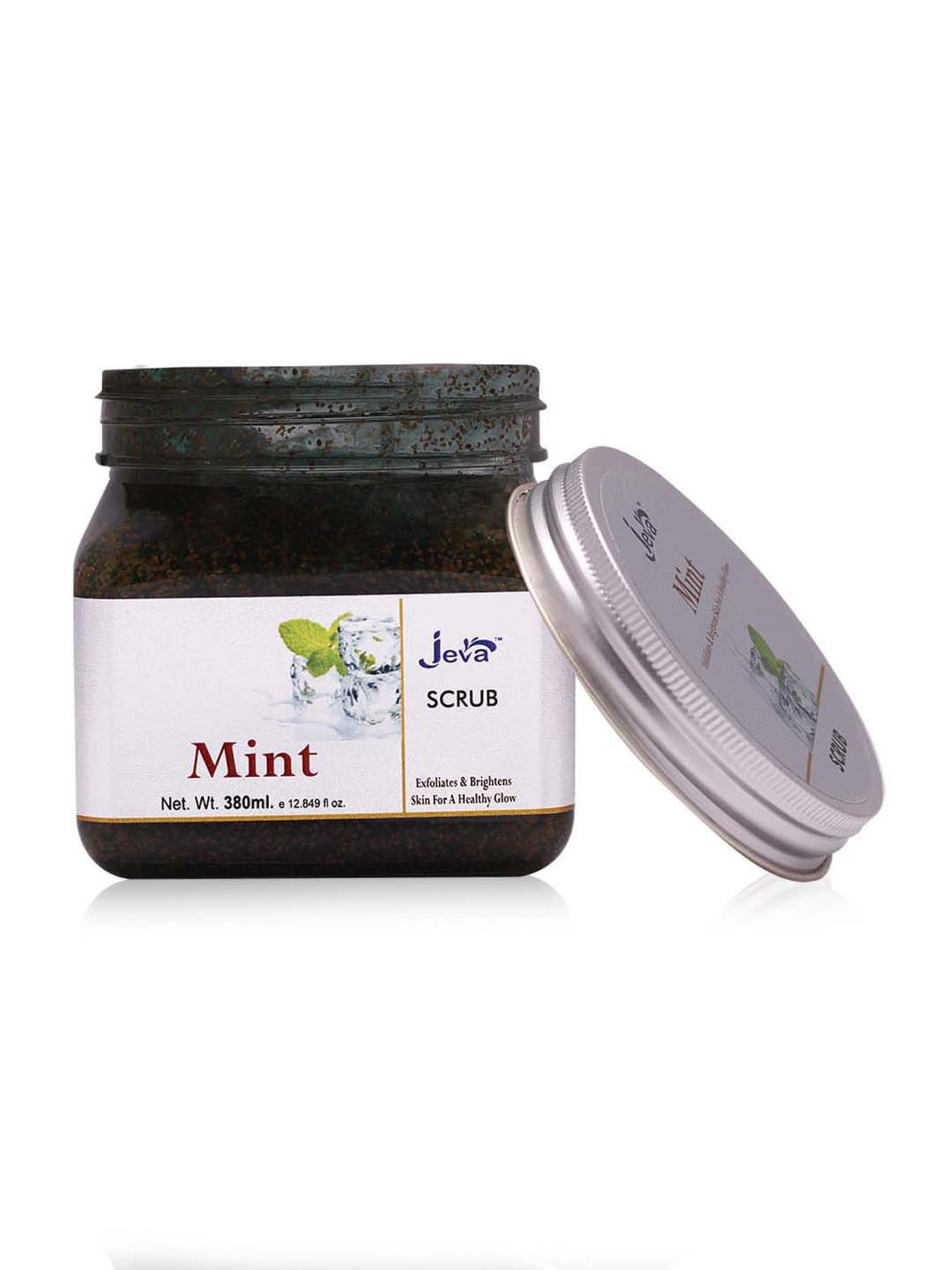 Mint Scrub exfoliates & brightens skin for a healthy glow - 380 ml