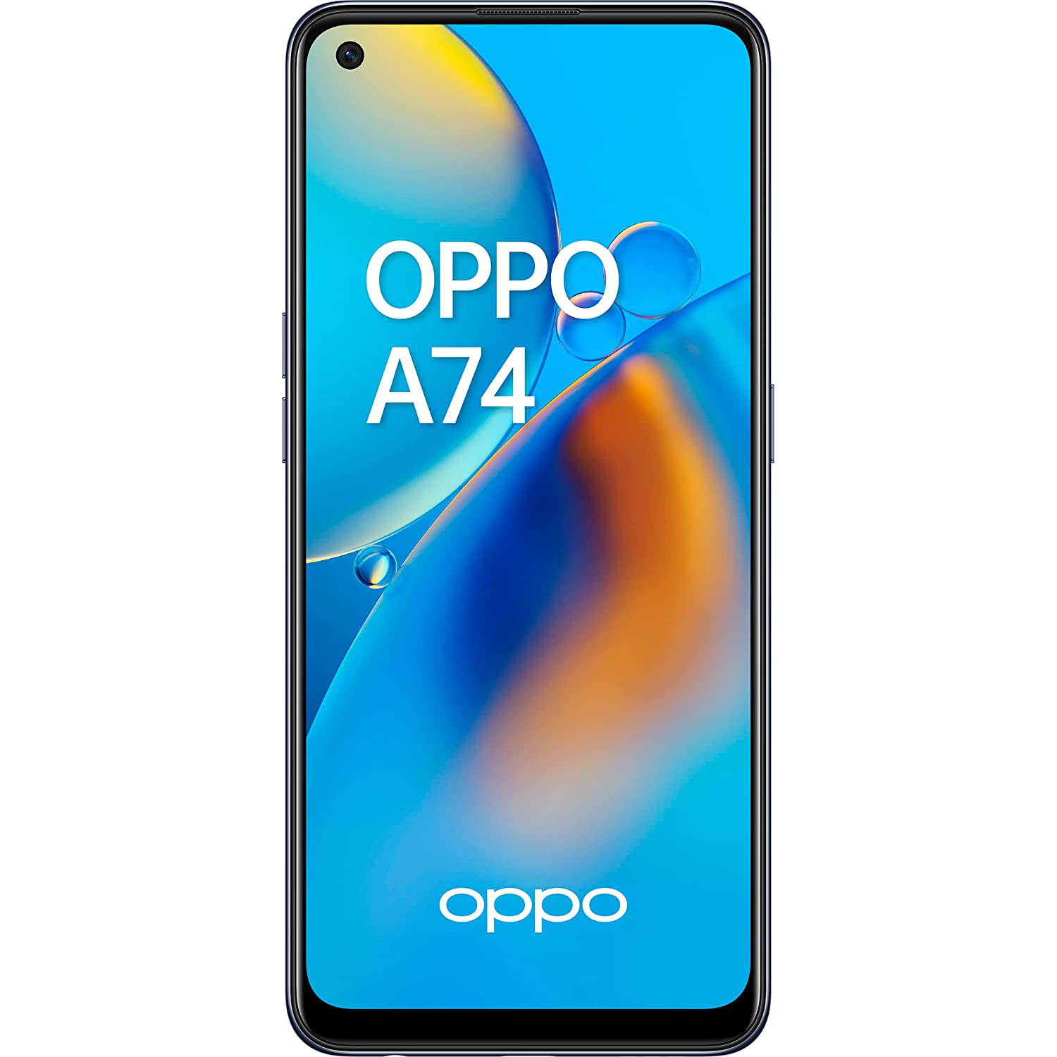 Oppo A74 Dual-SIM 128GB ROM + 6GB RAM (GSM Only | No CDMA) Factory Unlocked 4G/LTE Smartphone (Prism Black) - International Version
