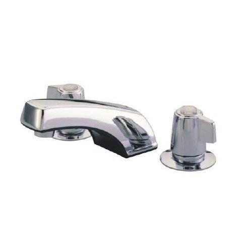 Two Handle 8 to 16 Widespread Lavatory Faucet with Retail Pop-up