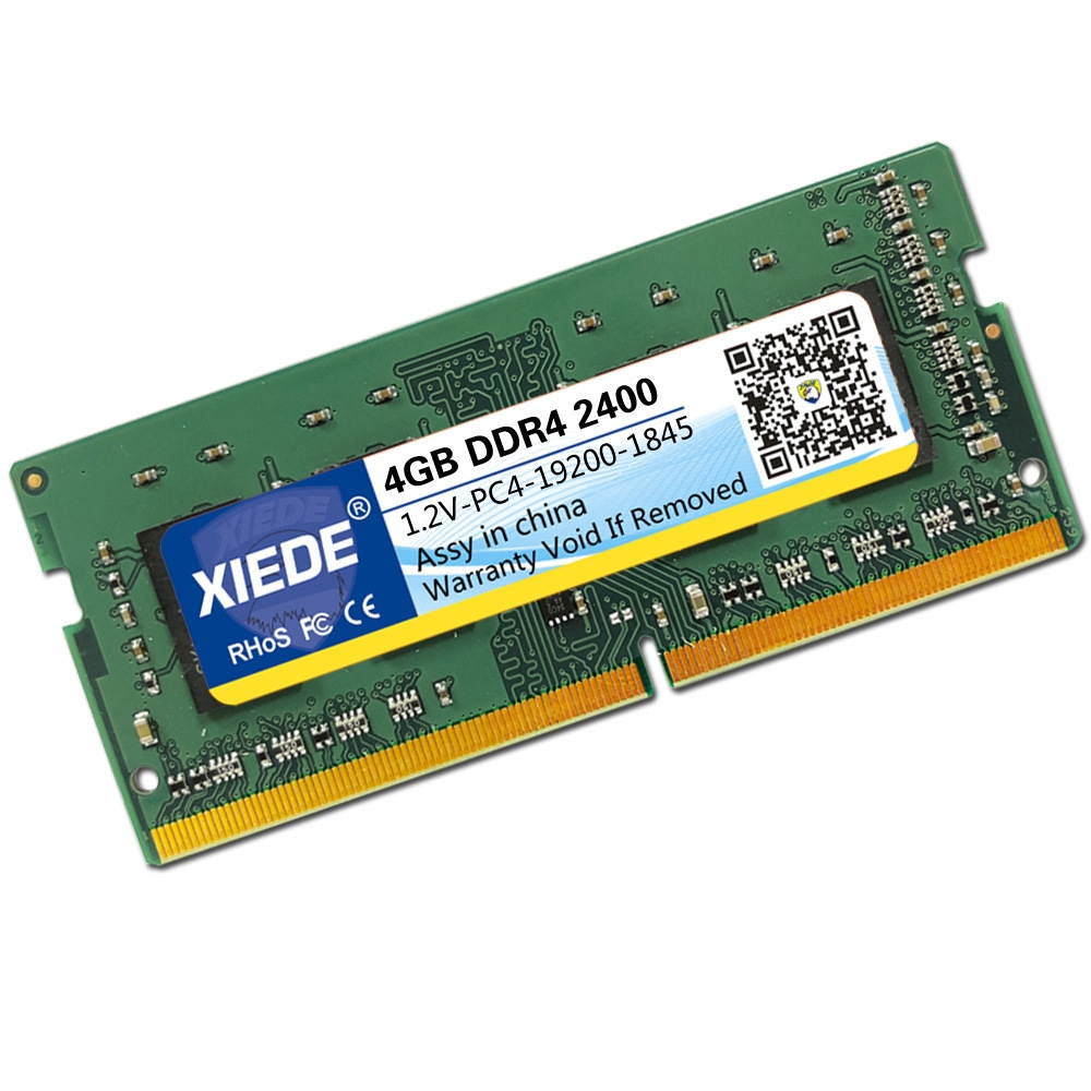 XIEDE DDR4 2400MHz 4GB PC4-19200 Memory RAM Module for Laptop