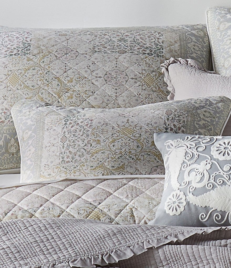 Piper & Wright Melissa 20#double; Square Floral Decorative Pillow