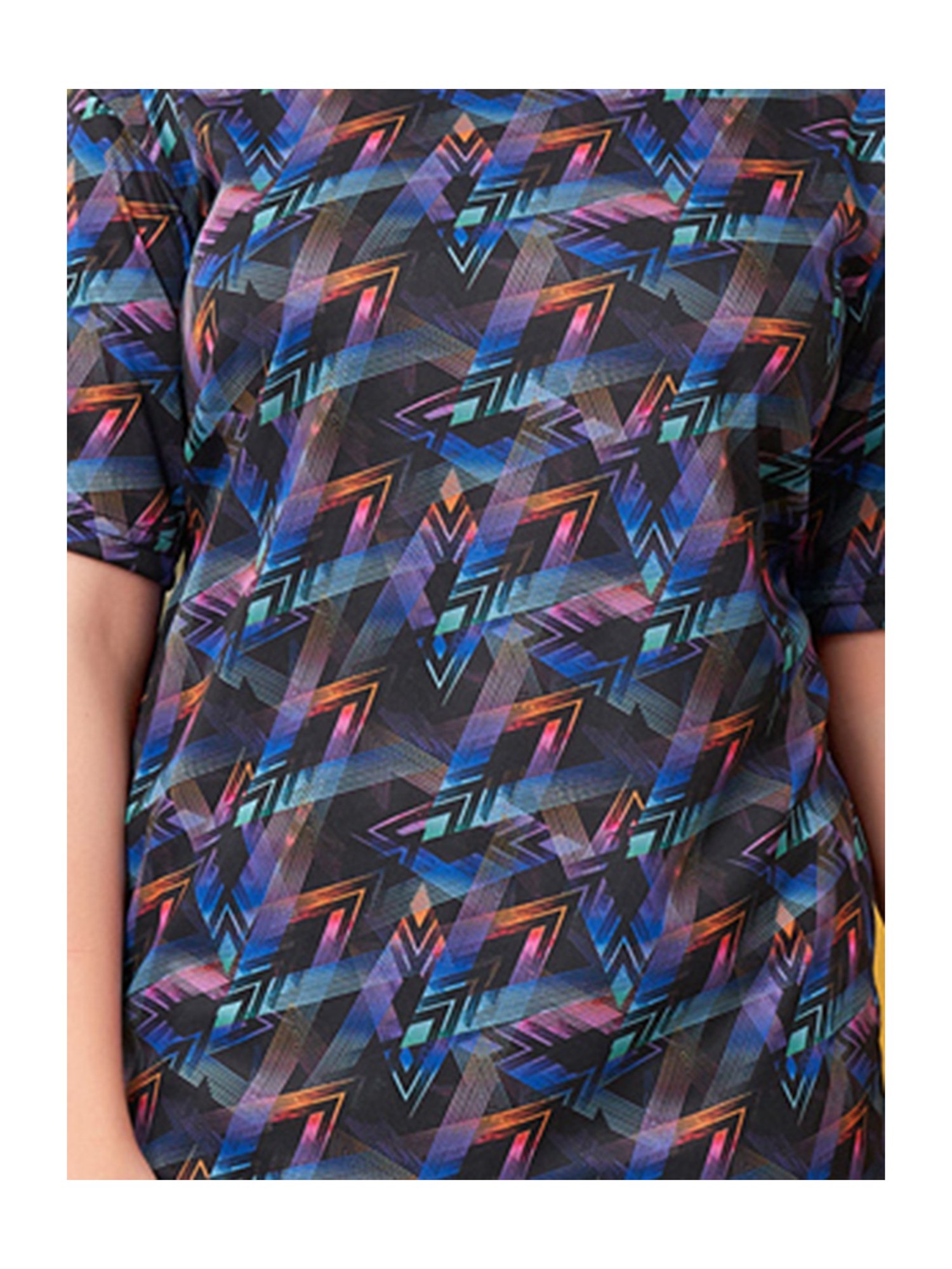 Aarika Kids Blue & Black Printed Top with Capri