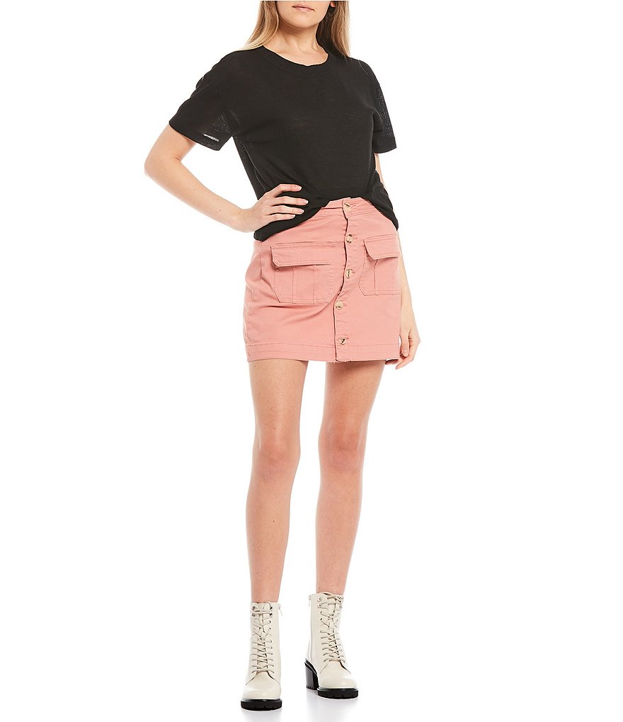 June & Hudson Side Slit Maxi Skirt