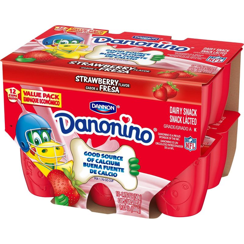 Dannon Danonino Strawberry Kids' Yogurt - 12pk/1.76oz