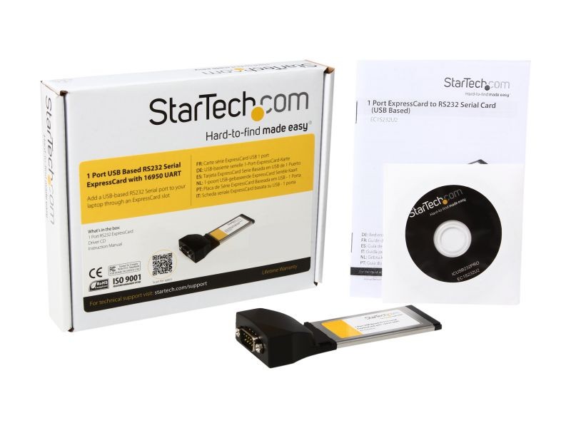 StarTech.com EC1S232U2 Serial Ports ExpressCard