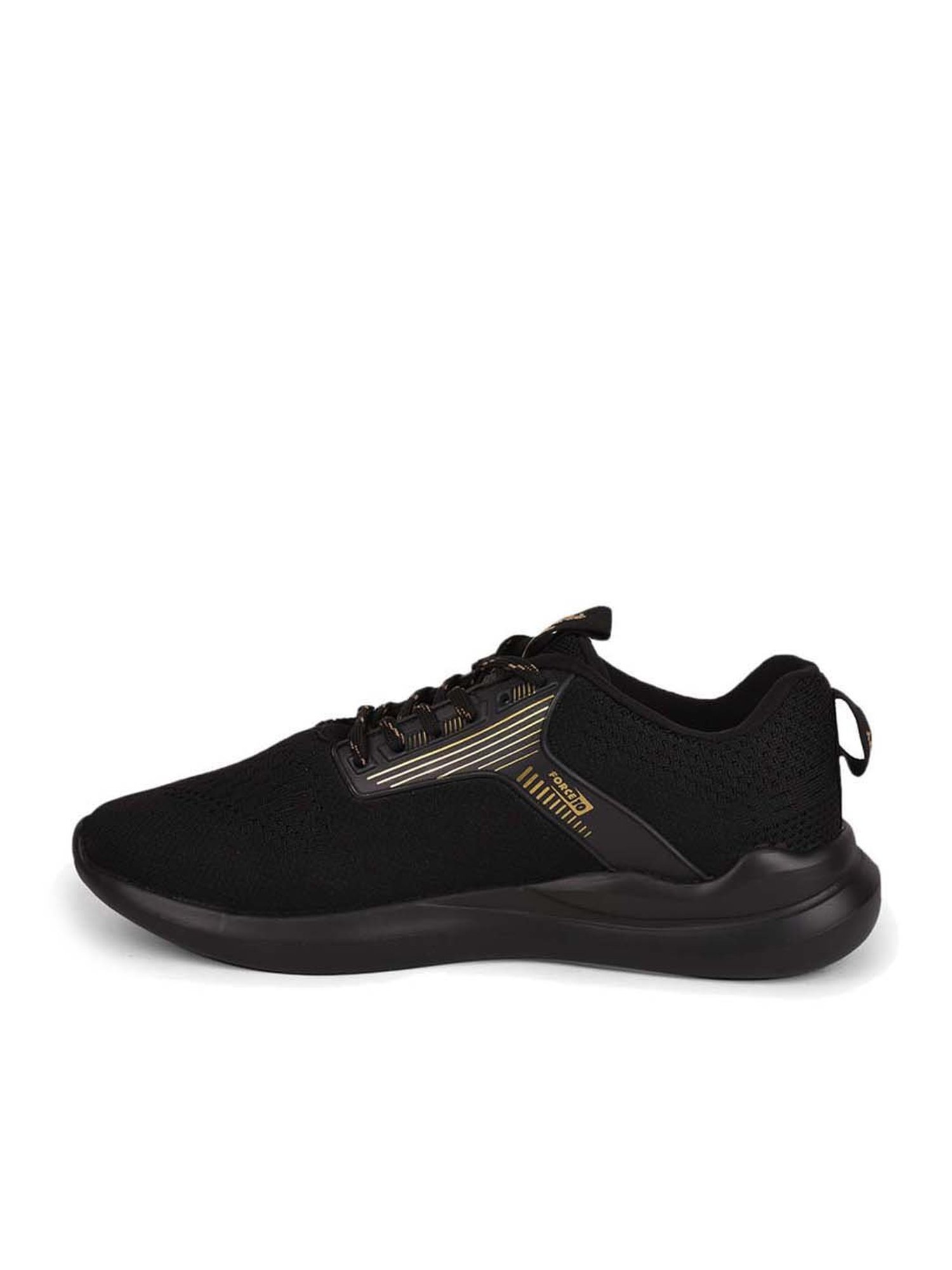 Force 10 by Liberty Men's Black Running Shoes