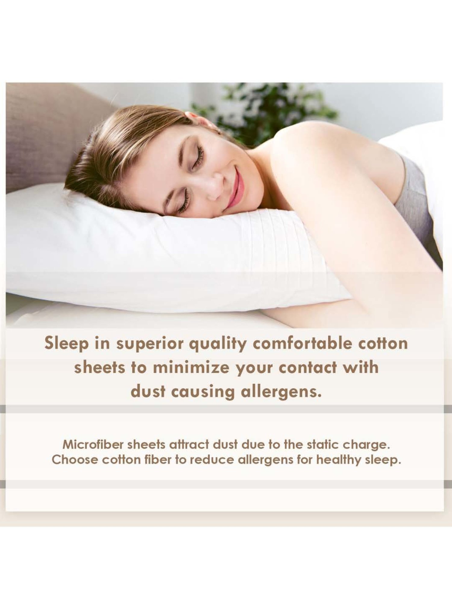 Pizuna Long Staple Mellow Yellow Cotton 400 TC Single Bedsheet with 2 Pillow Covers