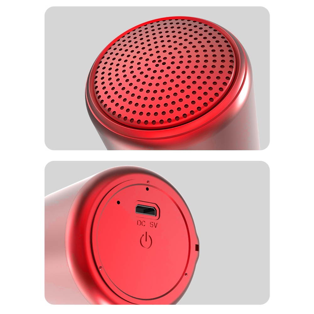 Portable Wireless Bluetooth 5.0 Speaker Mini Music Audio Stereo Sound Speaker Loudspeaker Bass Soundbox with Microphone for Phone