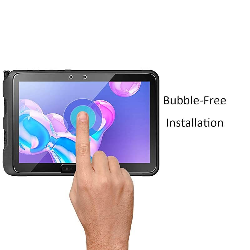 2 Pack  Compatible for Samsung Galaxy Tab Active Pro 101 SMT545 Tempered Glass Screen Protector 9 Hardness HD AntiScratch FullCoverage Lifetime Replacement