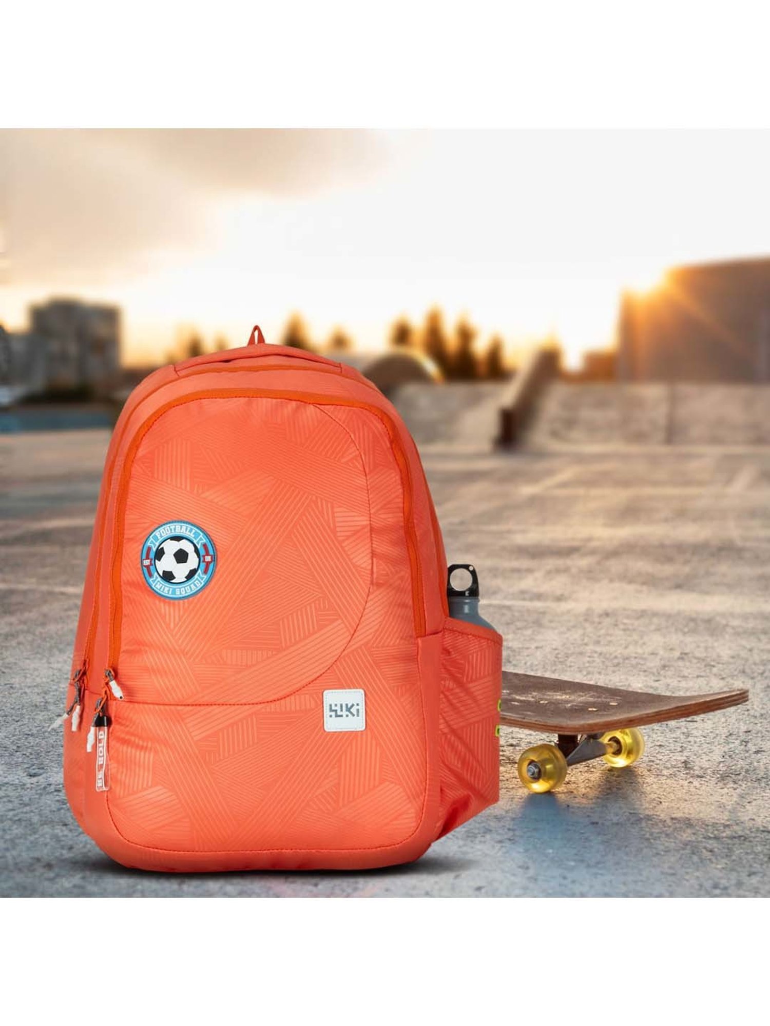 Wiki 29.5 Ltrs Orange Medium Backpack
