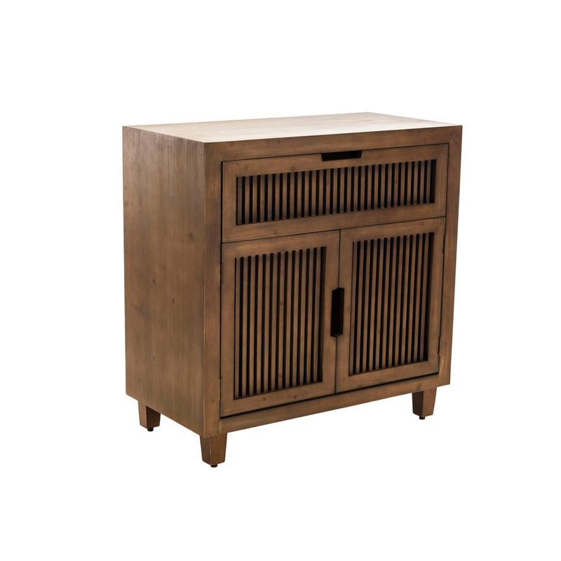 Elmhurst 2 Door Cabinet Black and Weathered - Finch