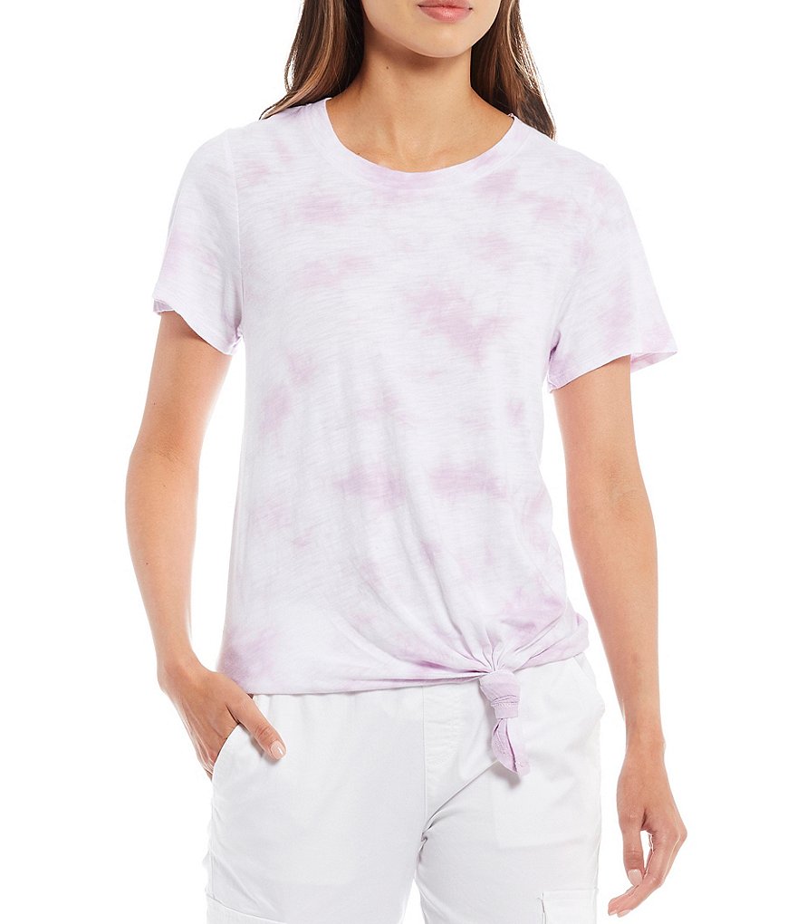 Sanctuary Tie Dye Perfect Knot Crew Neck Short Sleeve Tee