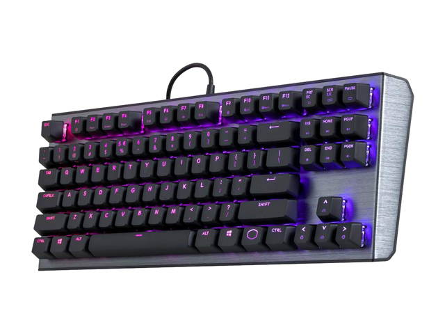 Glorious Modular Mechanical Gaming Keyboard (GMMK)- Barebone Edition (DIY Assembly Required) (Full Size, Black) + Glorious Black Aura Keycaps (Bundle)