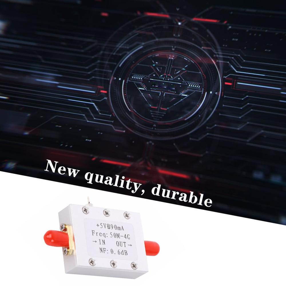 Lejiahong RF Amplifier Low Noise Amplifier Ham Radio Module LNA 50M-4GHz NF=0.6dB RF FM HF VHF / UHF Ham Radio -110dBm