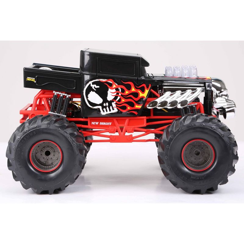 New Bright R/C 1:10 Scale  Hot Wheels Monster Truck - Bone Shaker