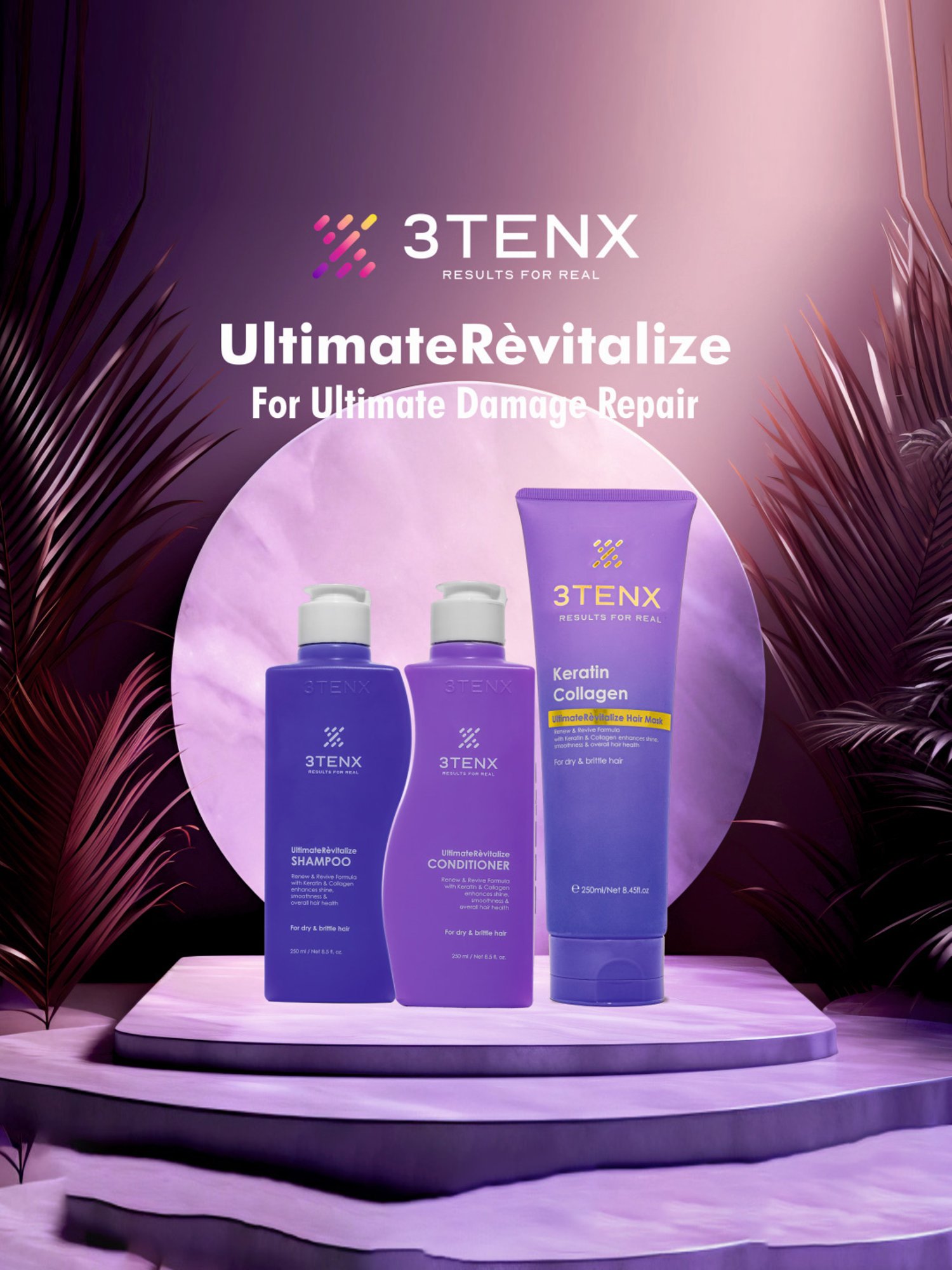 3TENX UltimateRevitalize Shampoo - 250 ml