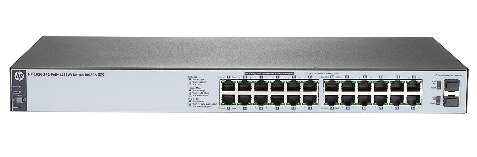 HP 1820-24G-POE+ 185W SWITCH