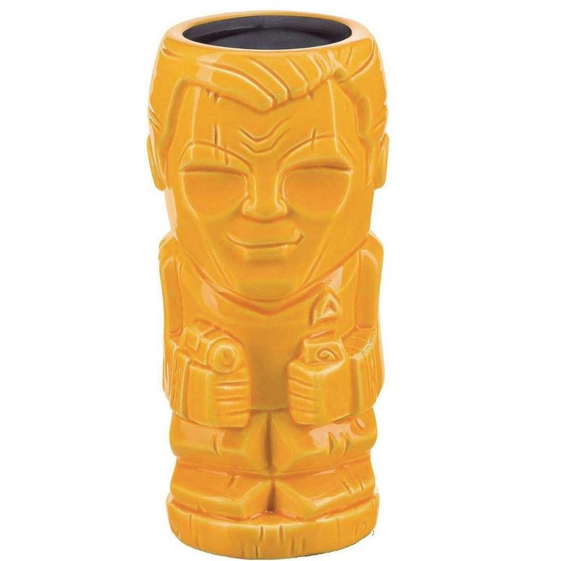 Beeline Creative Star Trek: TOS Captain Kirk 16oz Geeki Tikis Mug, Yellow